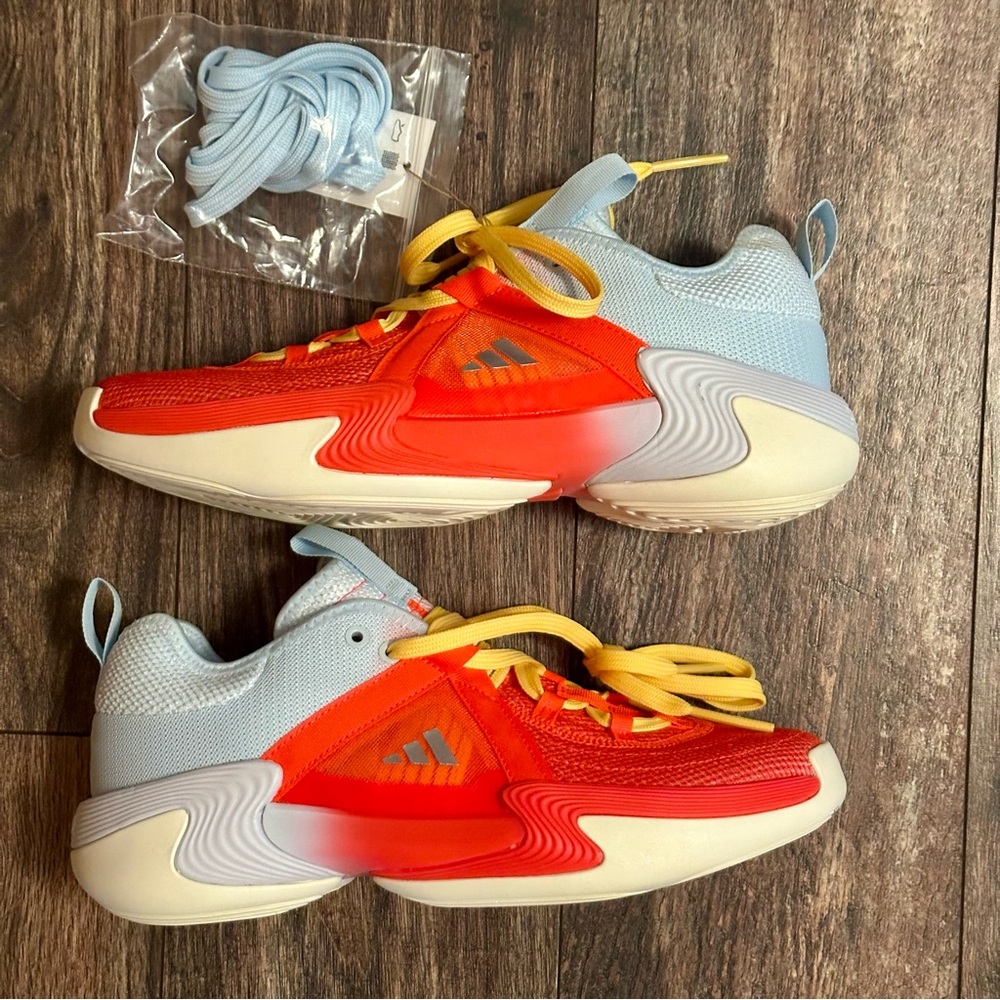 Adidas women’s SMU Exhibit select mid Basketball shoes size 7.5 BNWT - Picture 4 of 15